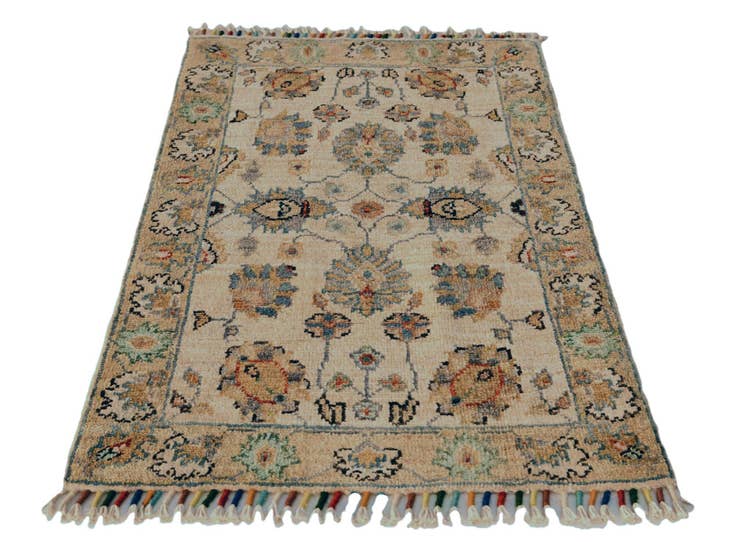 Detail image of 1' 11 x 2' 10 Hand Knotted Ariana Ziegler Rug