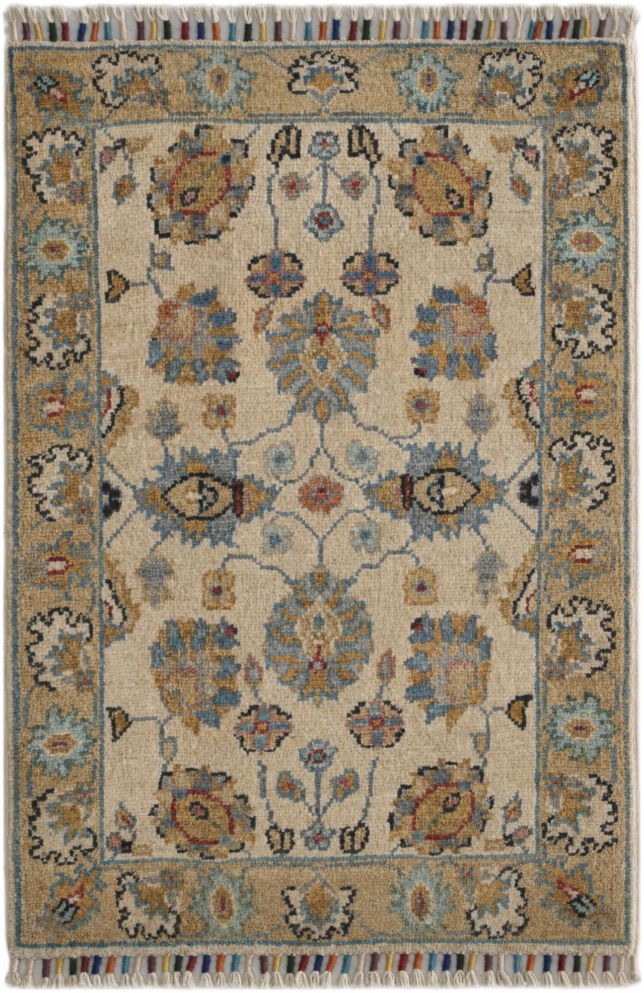 1' 11 x 2' 10 Hand Knotted Ariana Ziegler Rug