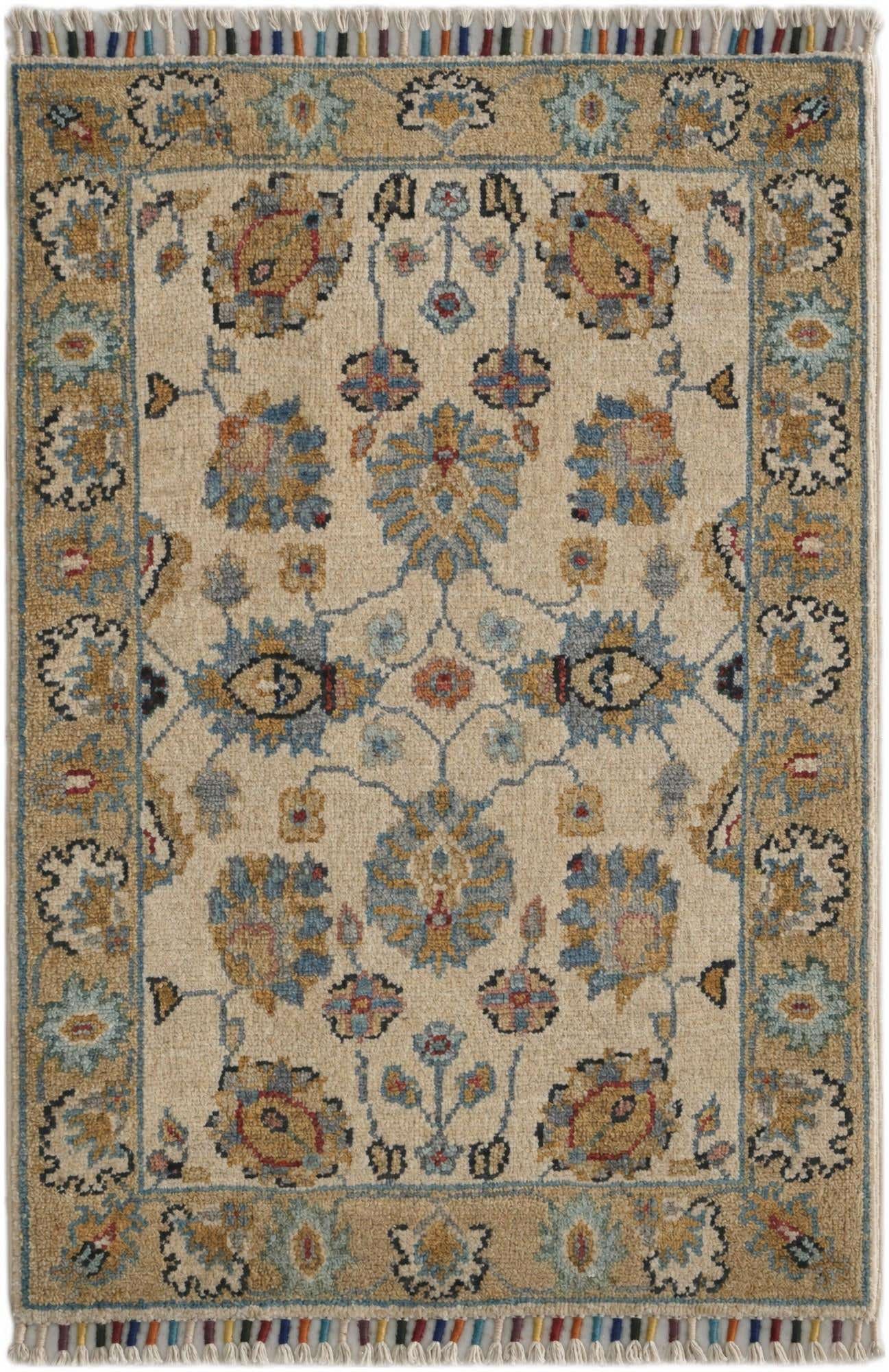 1' 11 x 2' 10 Hand Knotted Ariana Ziegler Rug