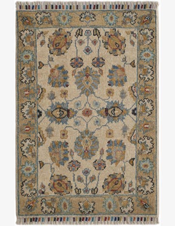 1' 11 x 2' 10 Hand Knotted Ariana Ziegler Rug