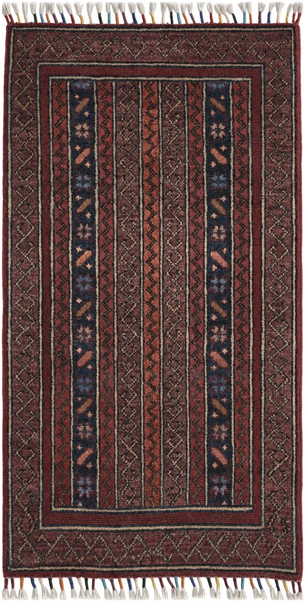 1' 9 x 3' 4 Hand Knotted Ariana Ziegler Rug