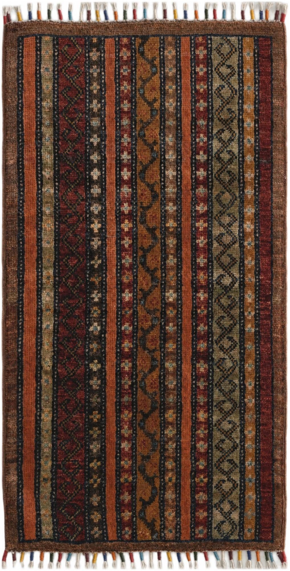 1' 8 x 3' 3 Hand Knotted Ariana Ziegler Rug