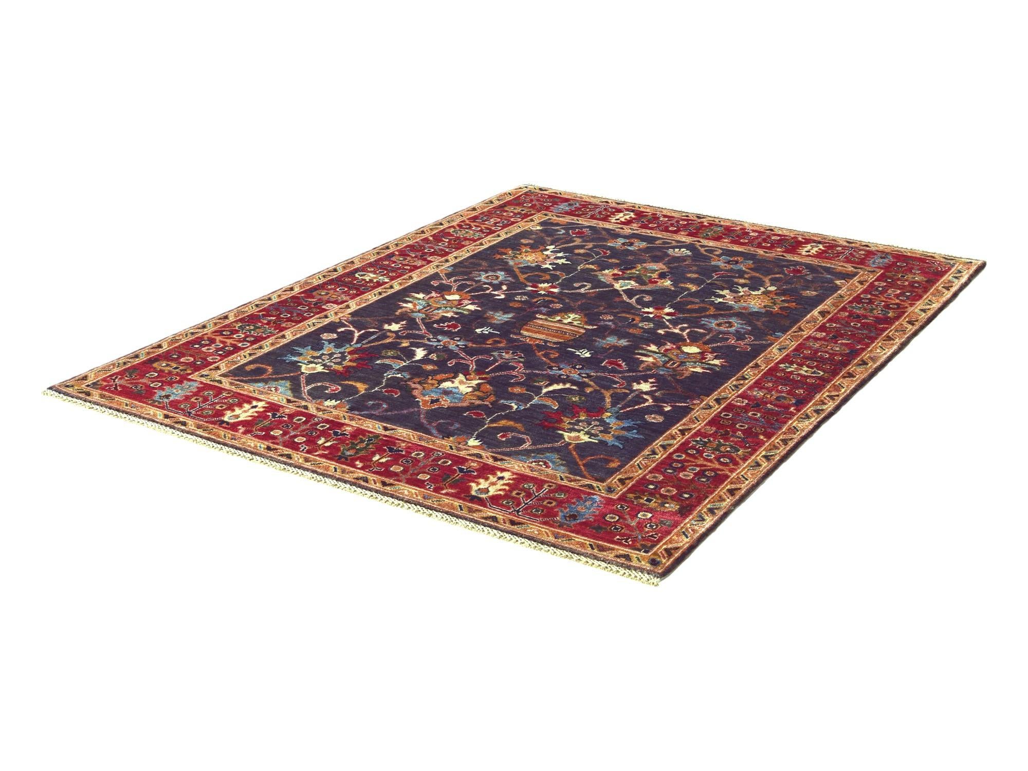 5' 1 x 6' 8 Hand Knotted Ariana Ziegler Rug