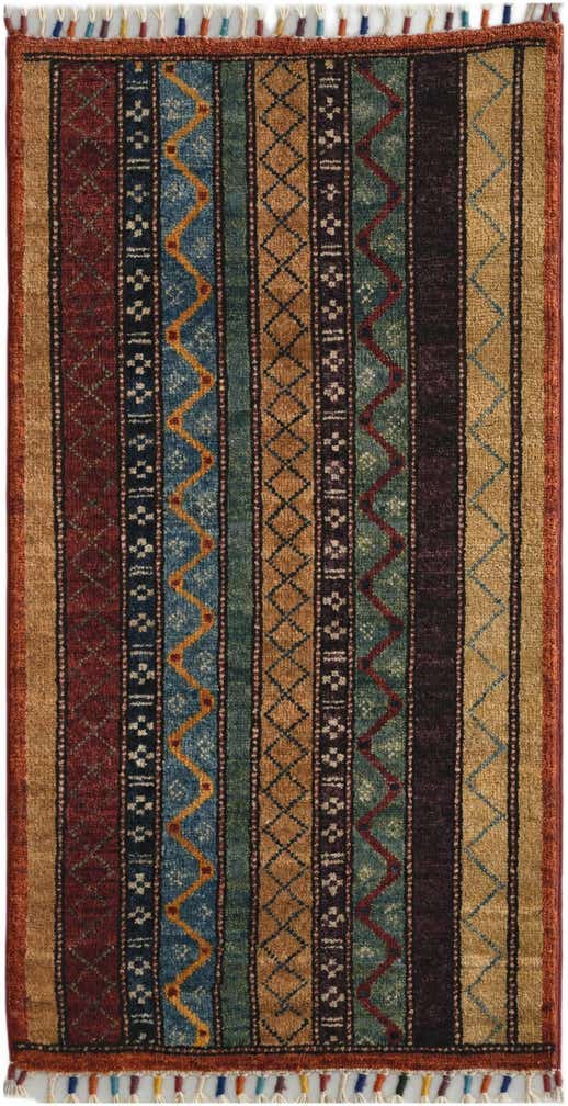 1' 7 x 3' 2 Hand Knotted Ariana Ziegler Rug