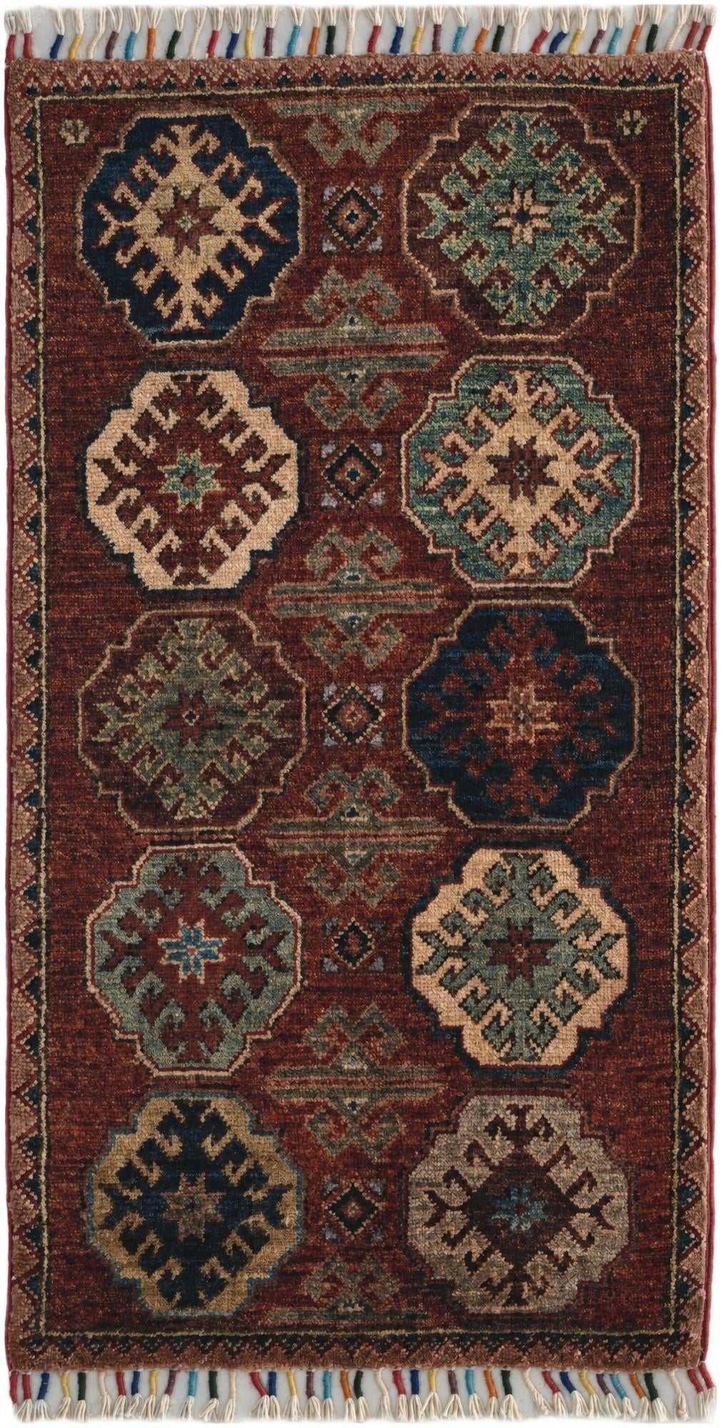 1' 9 x 3' 4 Hand Knotted Ariana Ziegler Rug