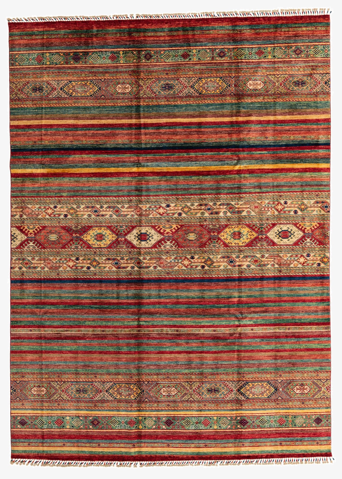 8' 4 x 11' 3  Hand Knotted Ariana Ziegler Oriental Rug