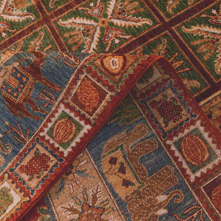6' 8 x 9' 10 Hand Knotted Bakhtiar Rug