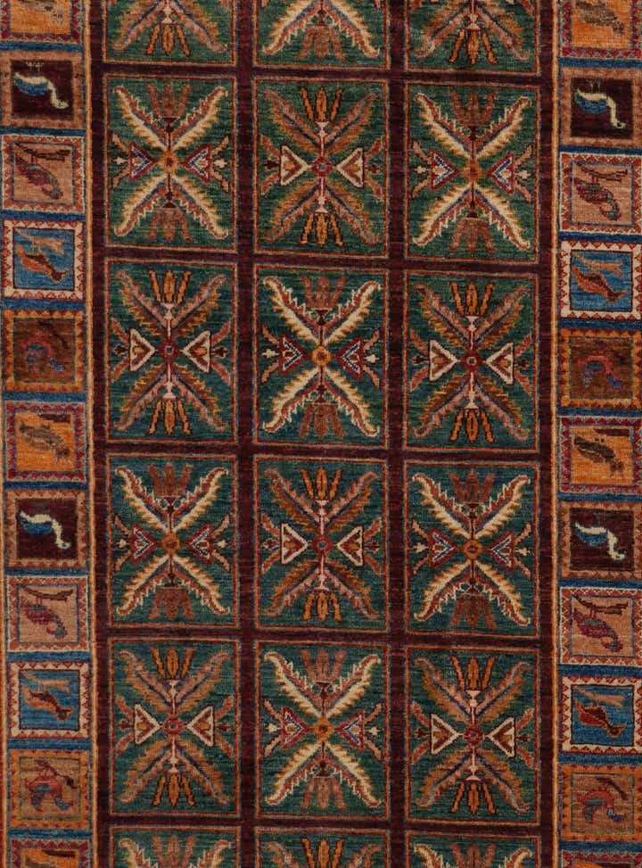 6' 8 x 9' 10 Hand Knotted Bakhtiar Rug