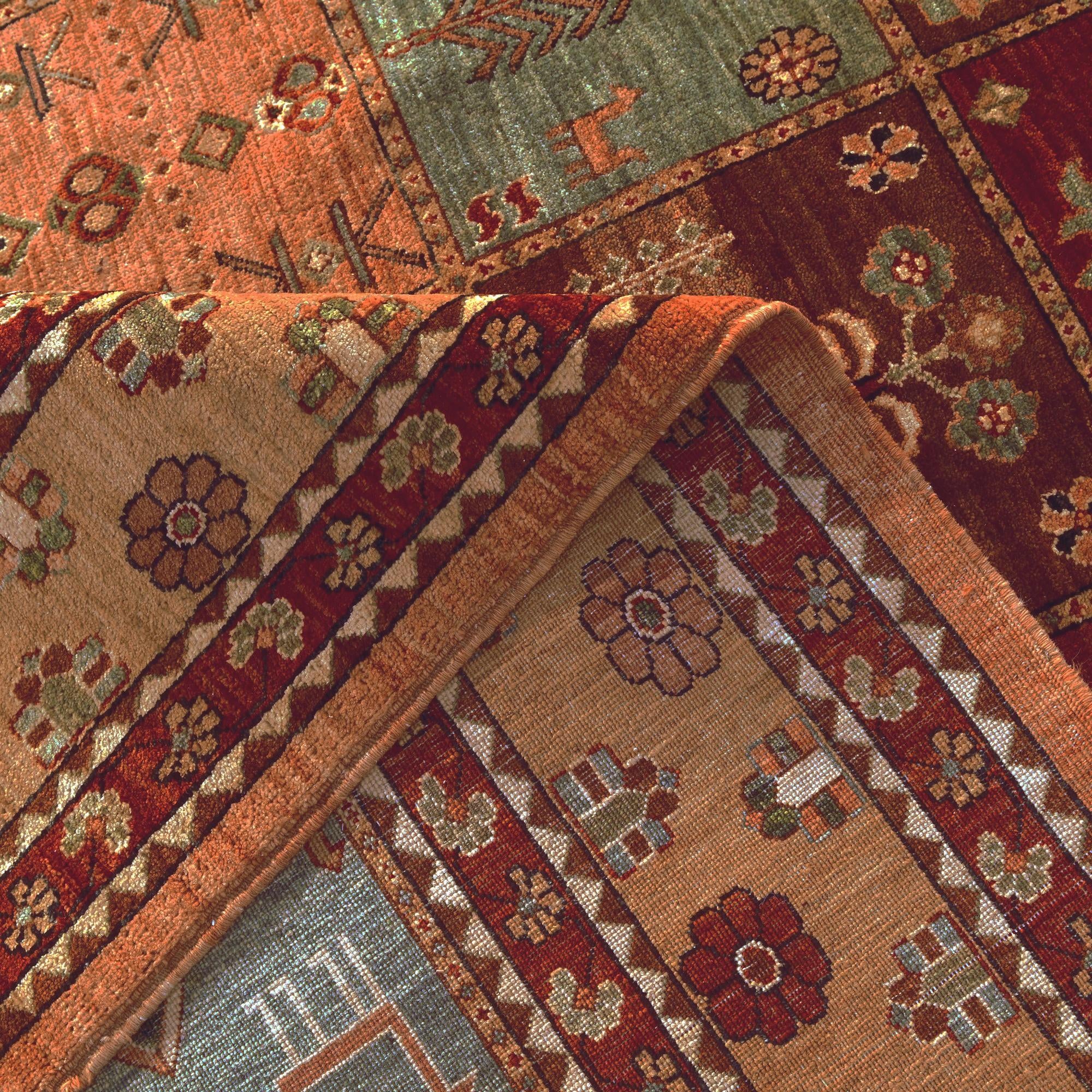 9' 7 x 13' 7 Hand Knotted Bakhtiar Rug