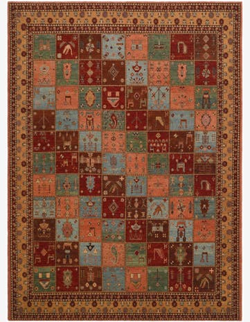 9' 7 x 13' 7 Hand Knotted Bakhtiar Rug
