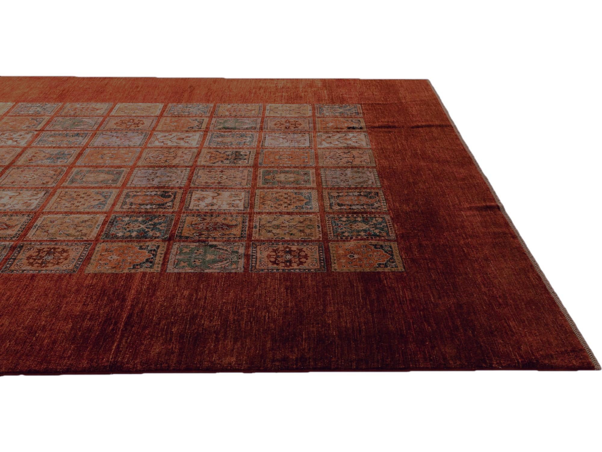10' x 13' 1 Hand Knotted Bakhtiar Rug
