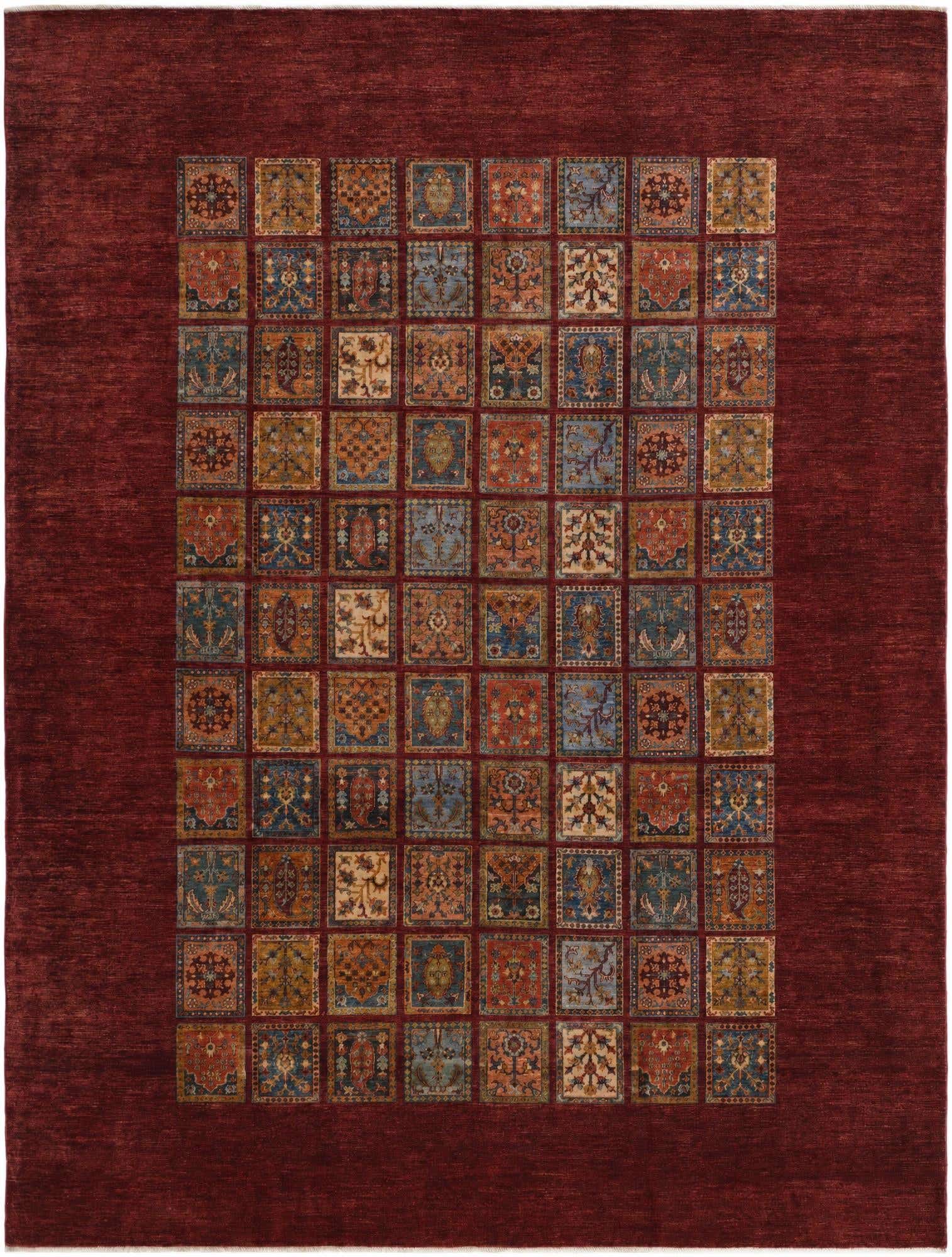 10' x 13' 1 Hand Knotted Bakhtiar Rug