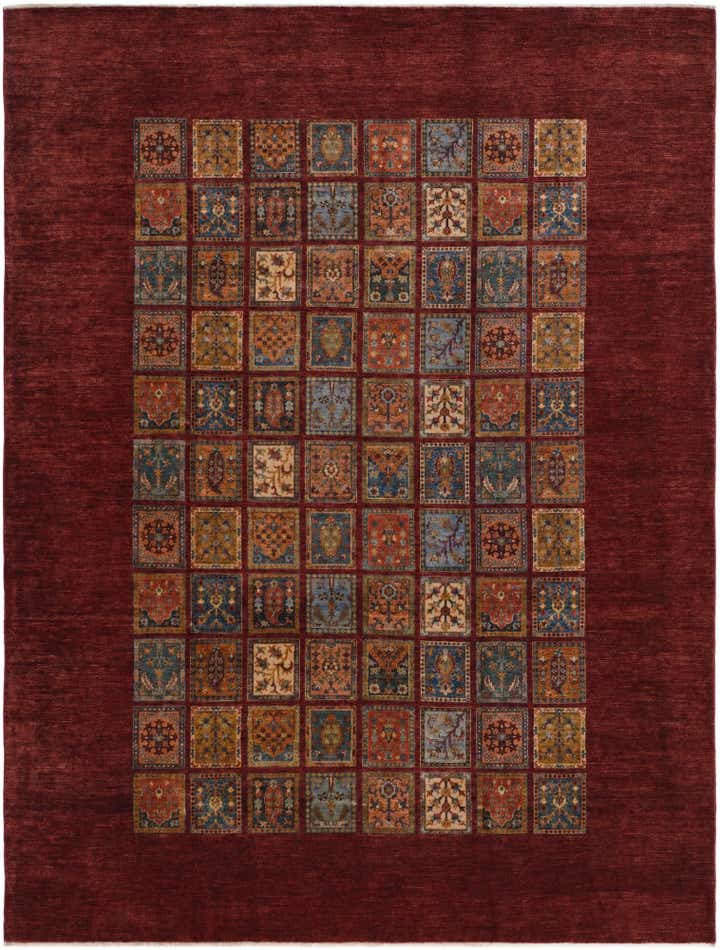 10' x 13' 1 Hand Knotted Bakhtiar Rug