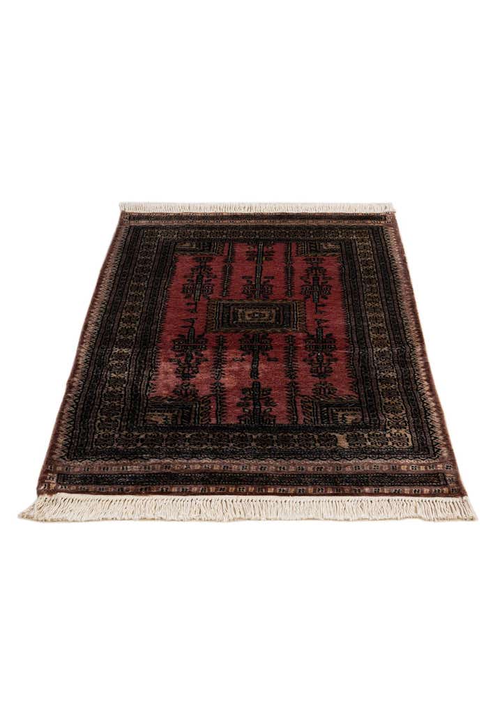 2' 8 x 4' Hand Knotted Bokhara Wool Rug