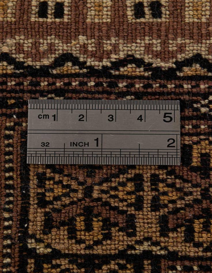 Detail image of 2' 8 x 4'  Hand Knotted Bokhara Wool Rug
