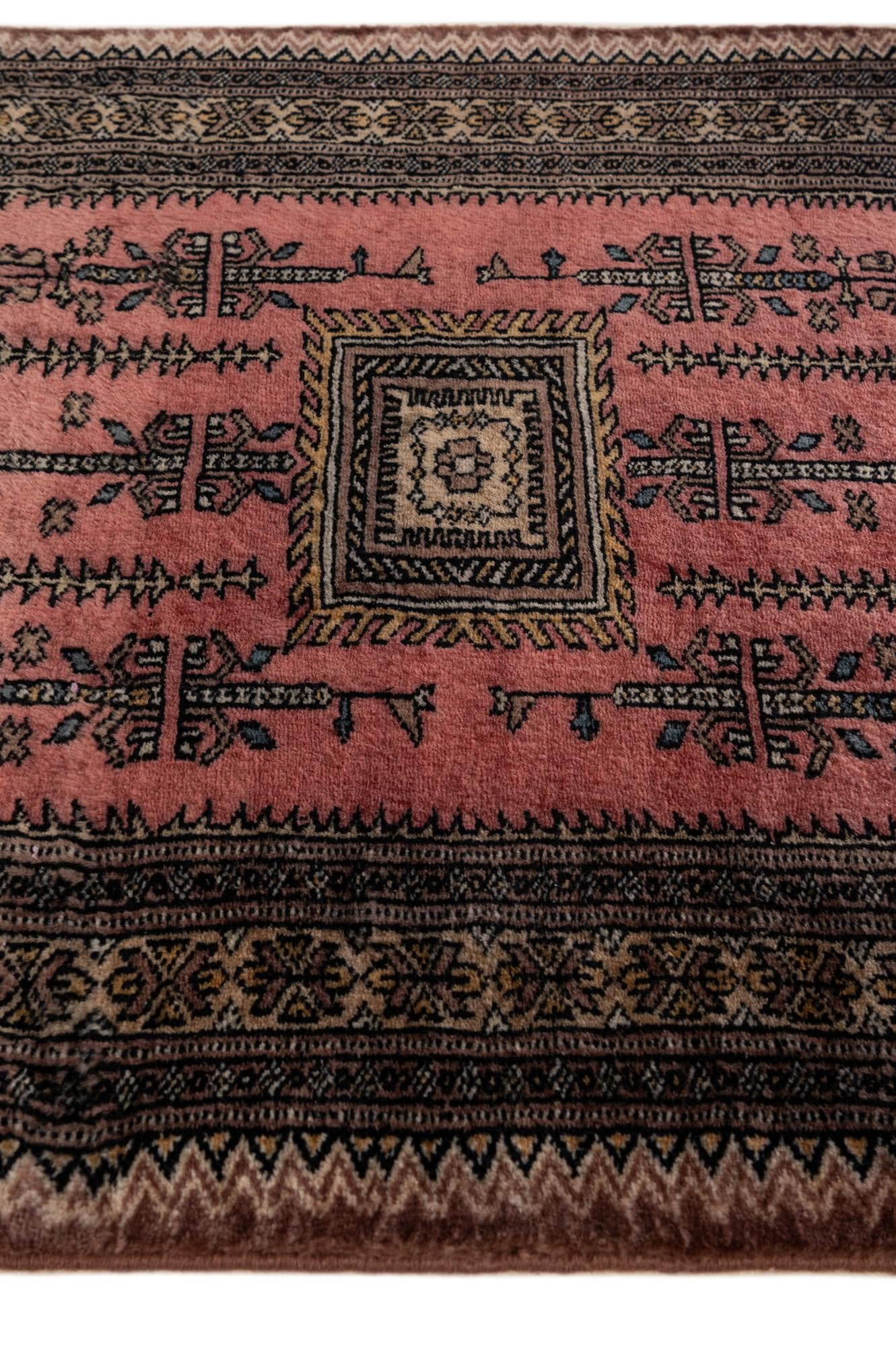 2' 8 x 4' Hand Knotted Bokhara Wool Rug