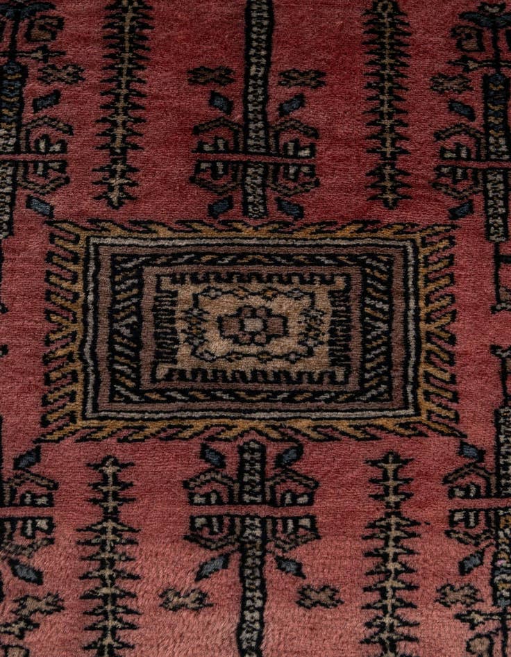 Detail image of 2' 8 x 4'  Hand Knotted Bokhara Wool Rug