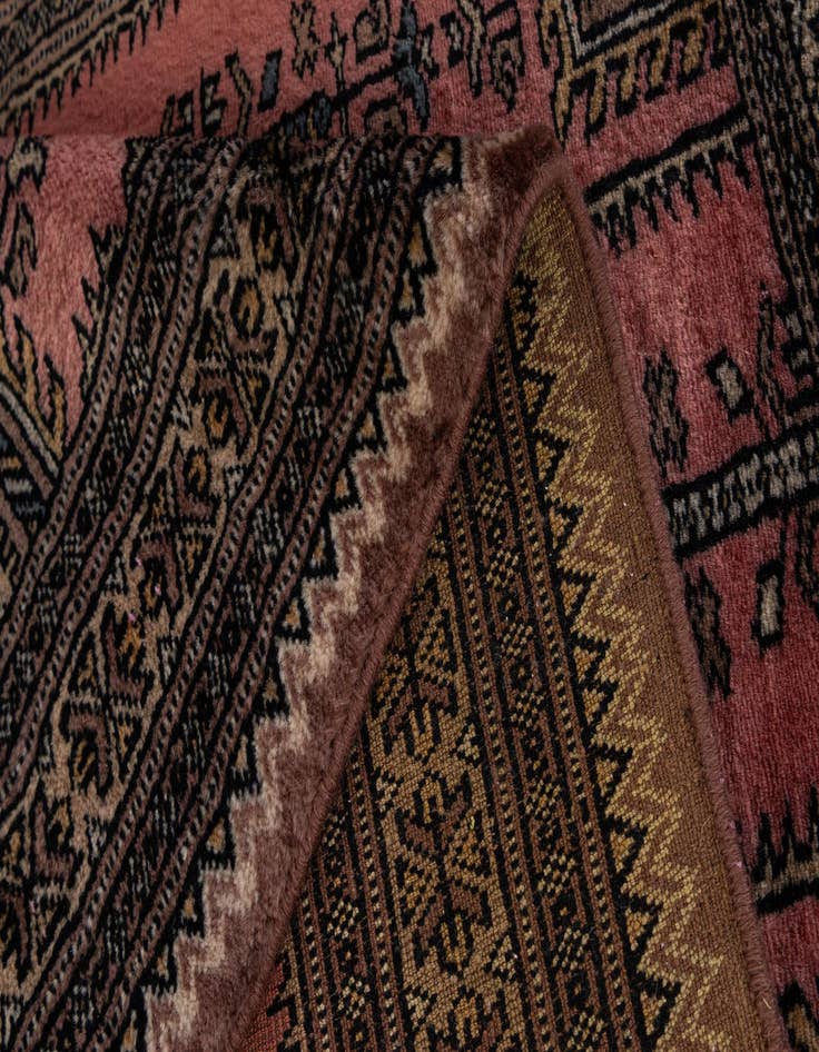 Detail image of 2' 8 x 4'  Hand Knotted Bokhara Wool Rug