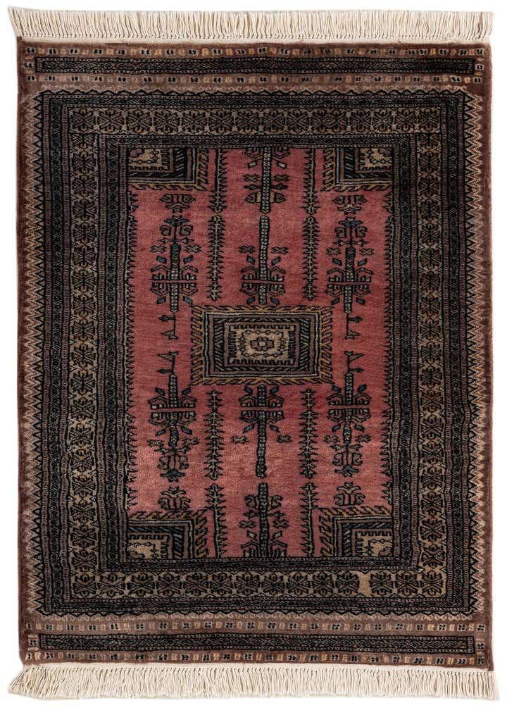 2' 8 x 4' Hand Knotted Bokhara Wool Rug