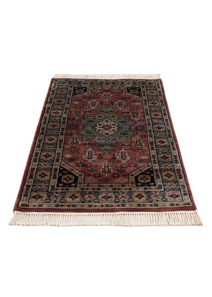 2' 7 x 4' 6 Hand Knotted Bokhara Wool Rug
