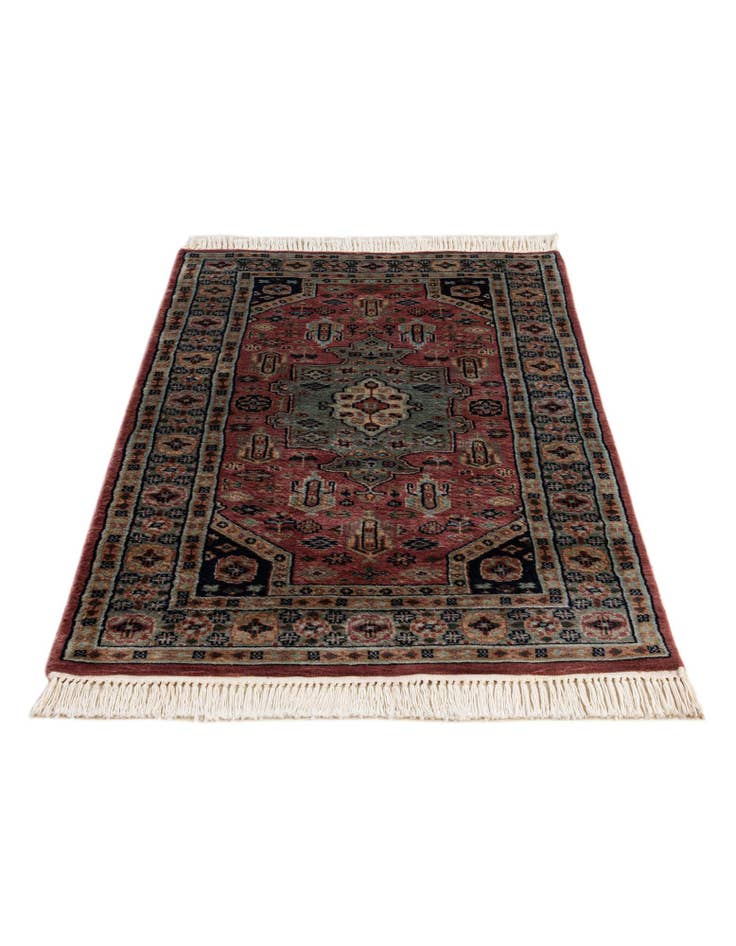 Detail image of 2' 7 x 4' 6 Hand Knotted Bokhara Wool Rug