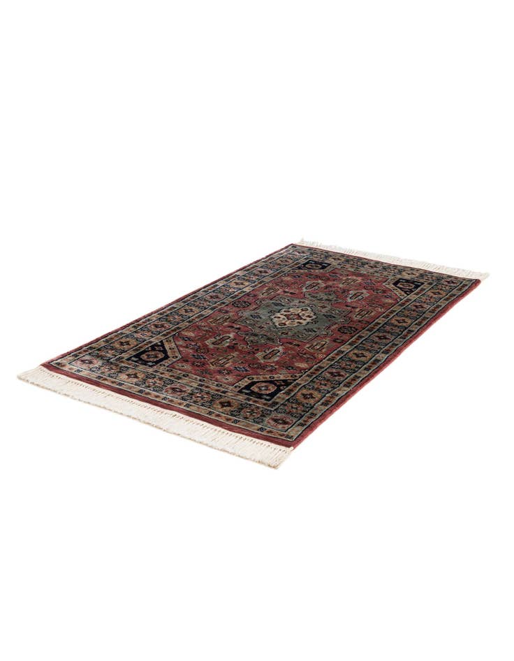 Detail image of 2' 7 x 4' 6 Hand Knotted Bokhara Wool Rug