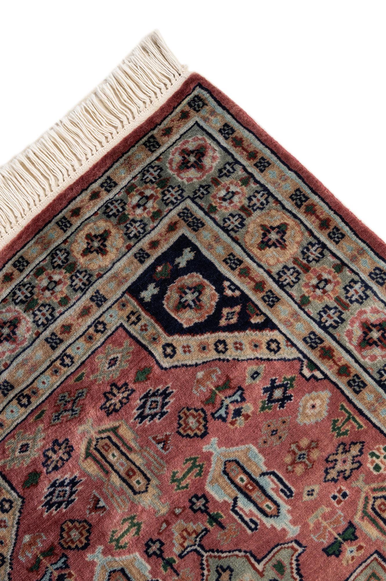 2' 7 x 4' 6 Hand Knotted Bokhara Wool Rug