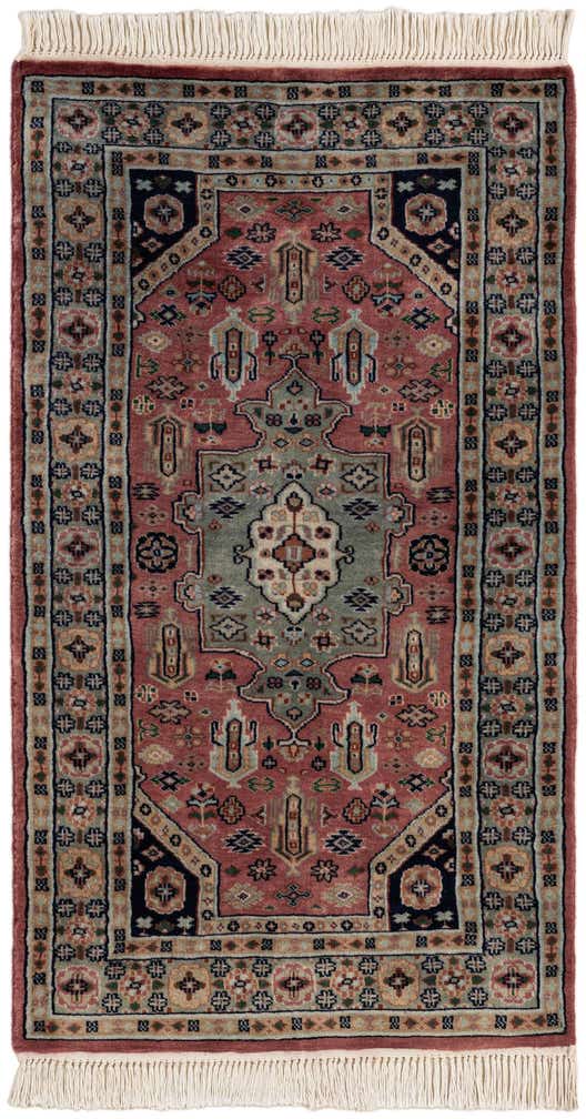 2' 7 x 4' 6 Hand Knotted Bokhara Wool Rug