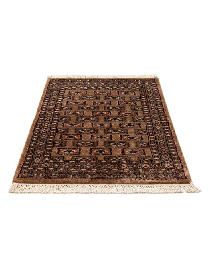 Detail image of 2' 7 x 4' 4 Hand Knotted Bokhara Rug