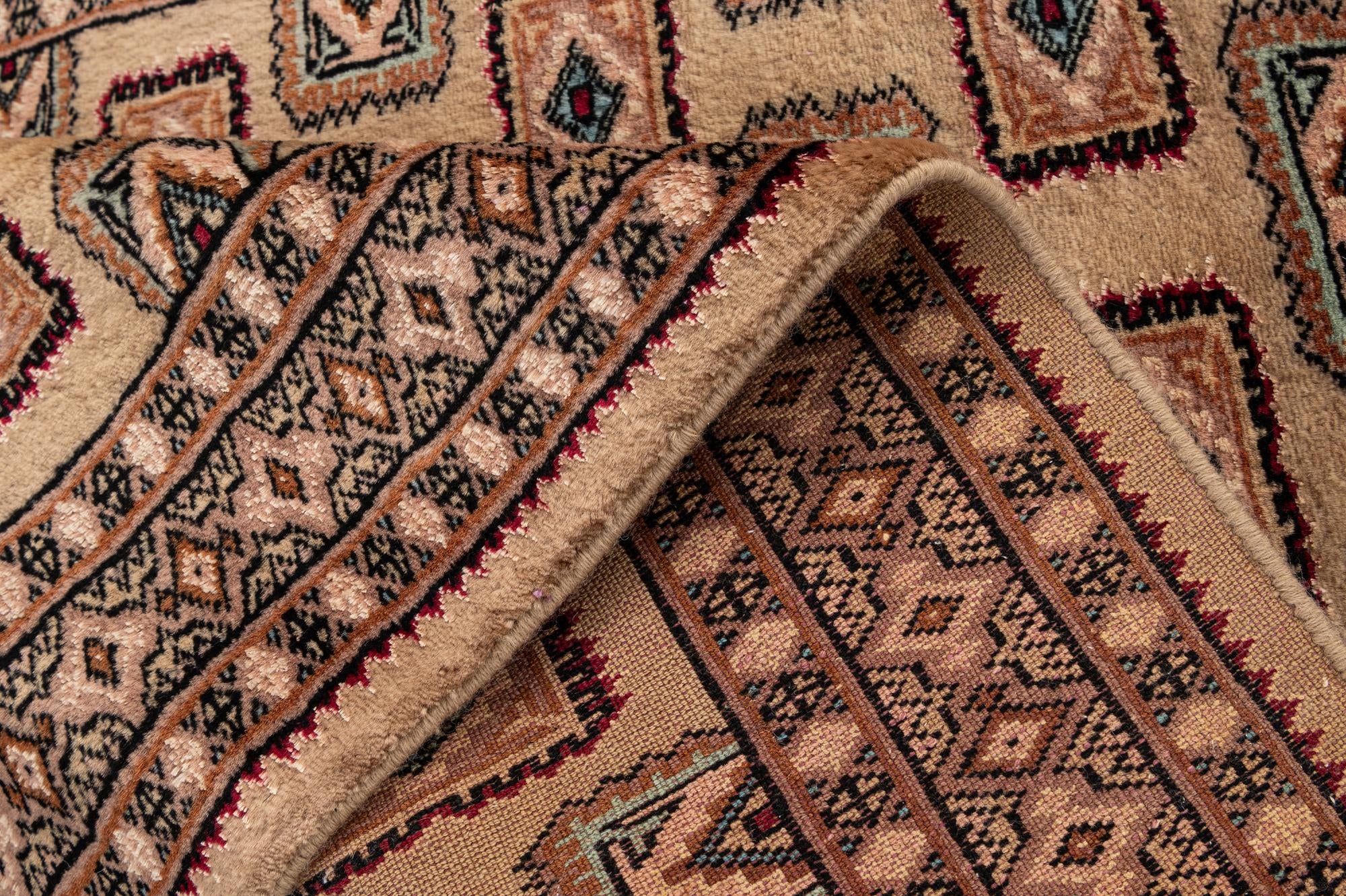 2' 7 x 4' 4 Hand Knotted Bokhara Rug