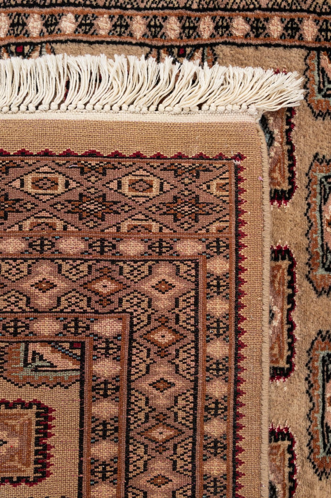 2' 7 x 4' 4 Hand Knotted Bokhara Rug