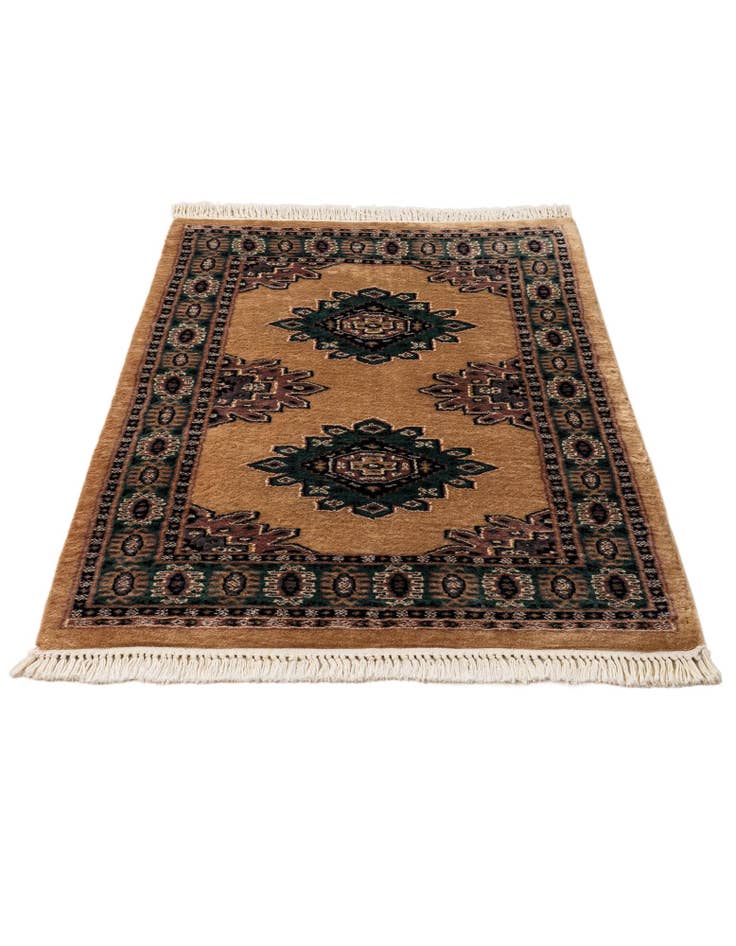 Detail image of 2' 7 x 4' 4 Hand Knotted Bokhara Rug