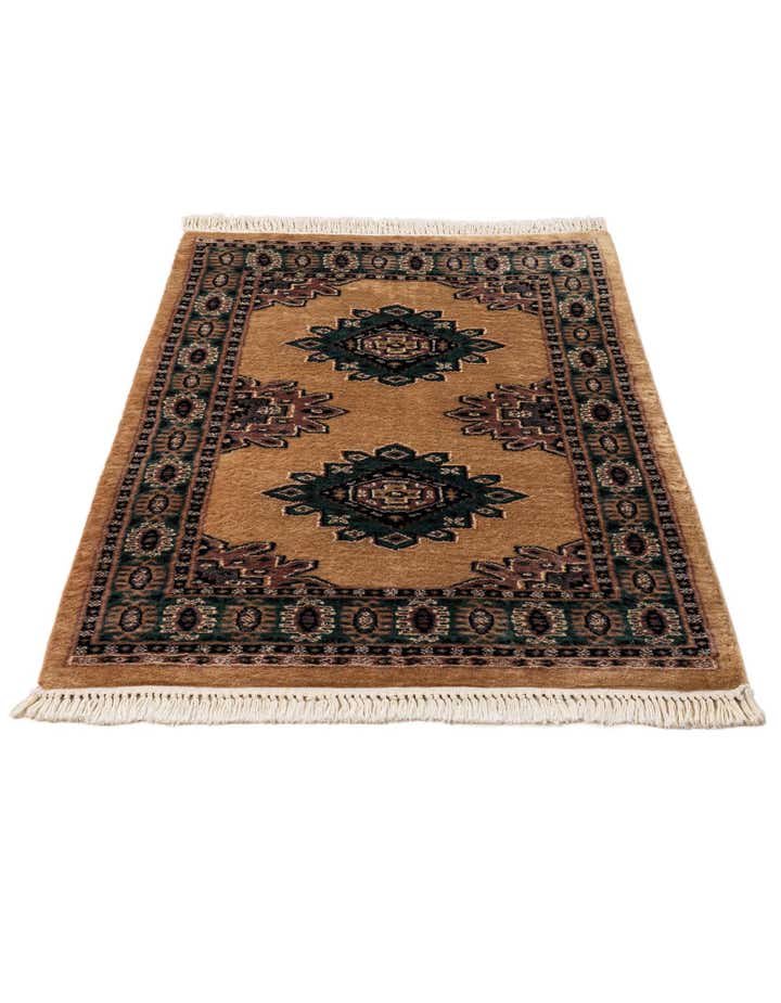 2' 7 x 4' 4 Hand Knotted Bokhara Rug