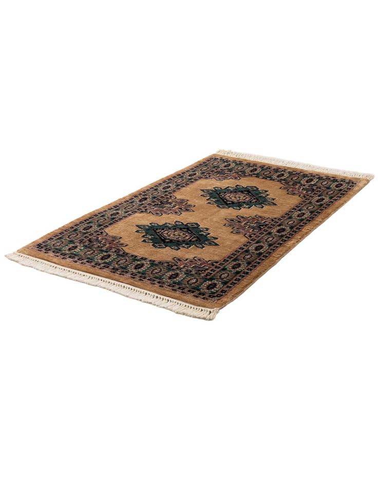 Detail image of 2' 7 x 4' 4 Hand Knotted Bokhara Rug