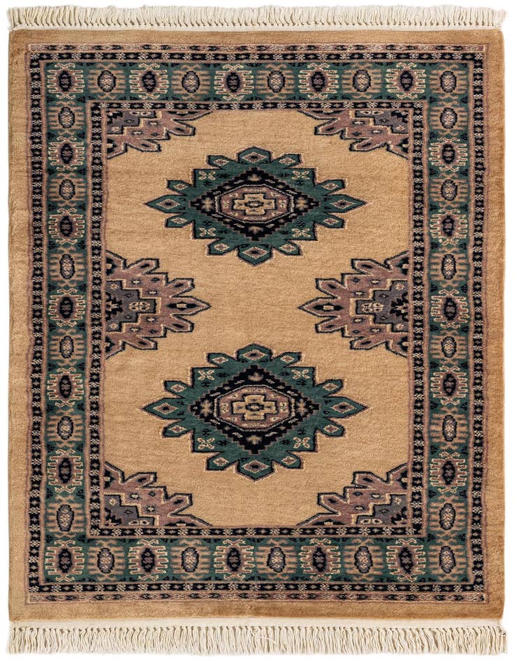 Detail image of 2' 7 x 4' 4 Hand Knotted Bokhara Rug