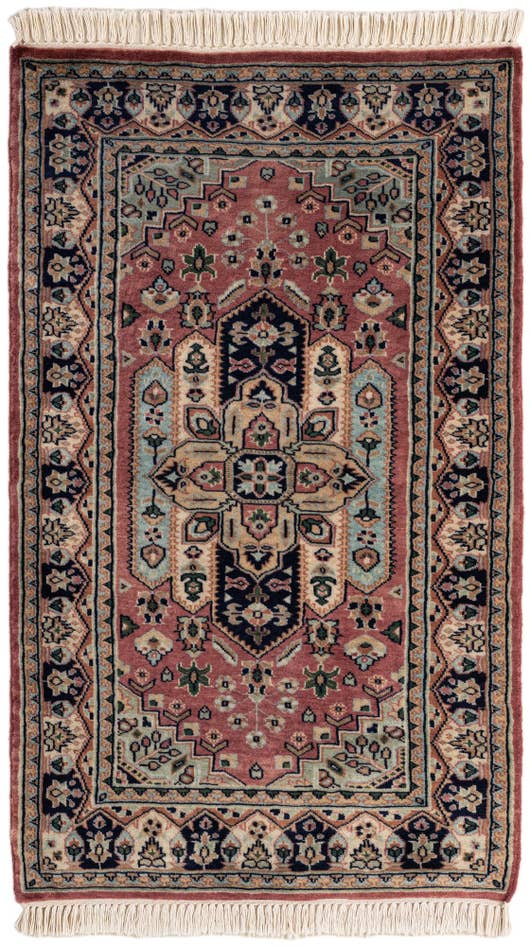 Detail image of 80cm x 135cm anudado a mano Bokhara Alfombra Lana