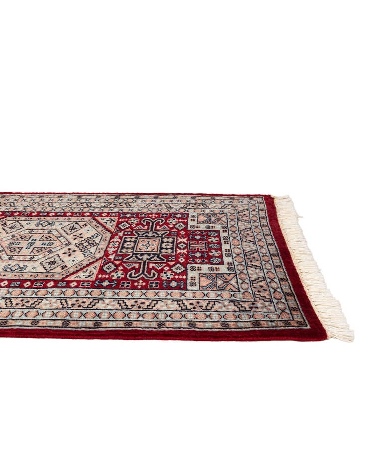 Detail image of 2' 8 x 3' 10  Hand Knotted Bokhara Wool Rug