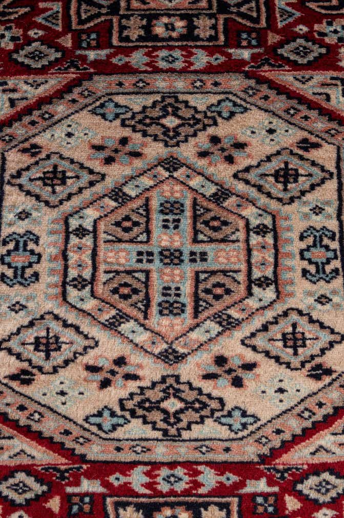 2' 8 x 3' 10 Hand Knotted Bokhara Wool Rug