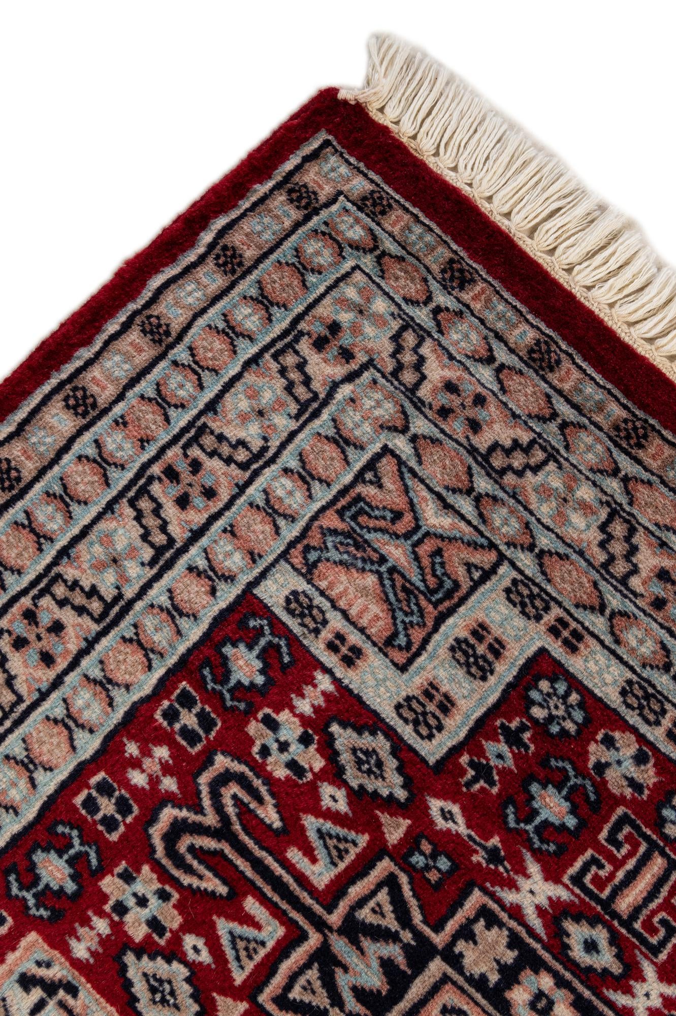 2' 8 x 3' 10 Hand Knotted Bokhara Wool Rug