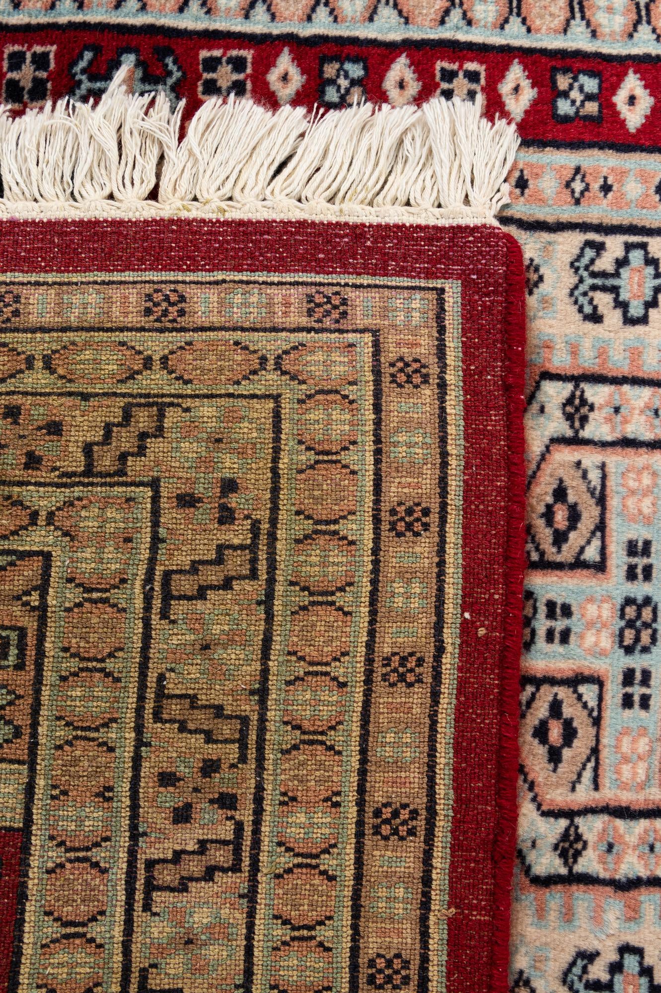 2' 8 x 3' 10 Hand Knotted Bokhara Wool Rug