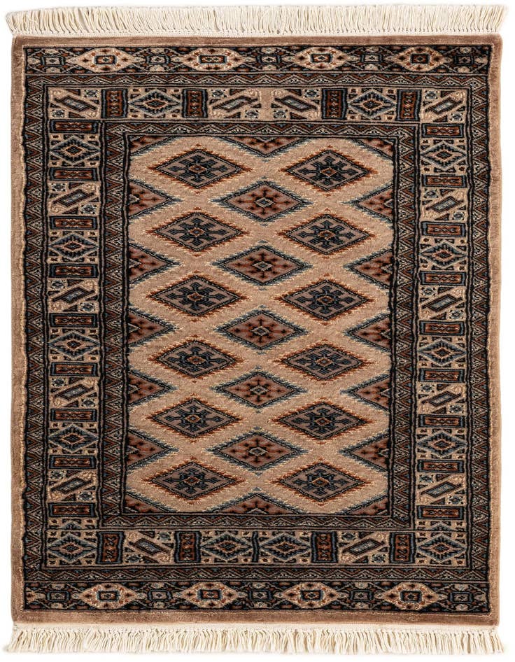 Detail image of 2' 6 x 4' 1 Hand Knotted Bokhara Rug