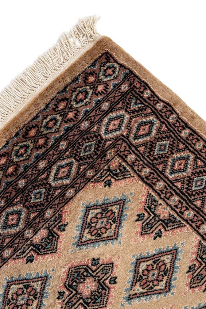 2' 6 x 4' 3 Hand Knotted Bokhara Rug
