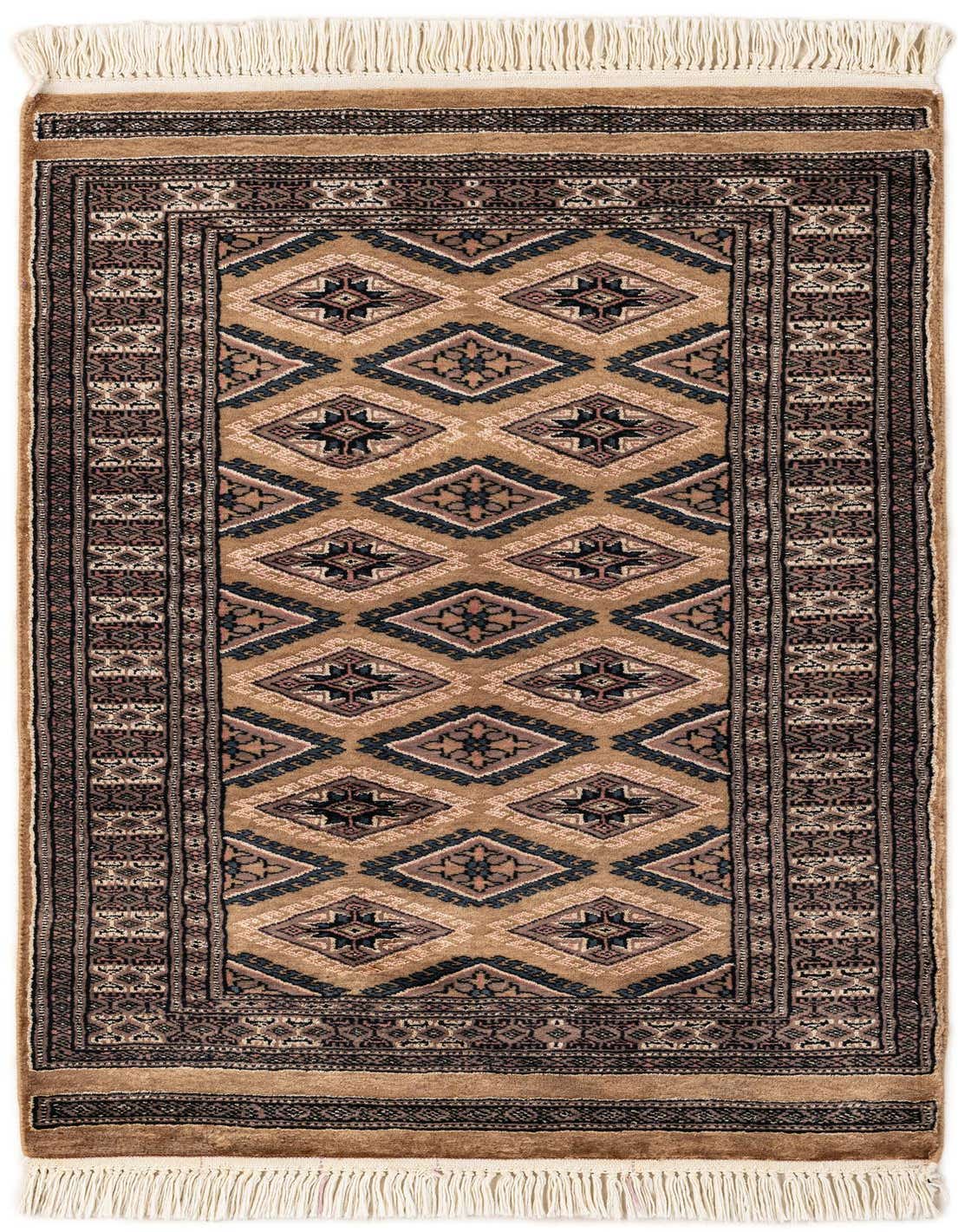 2' 6 x 4' 1 Hand Knotted Bokhara Rug