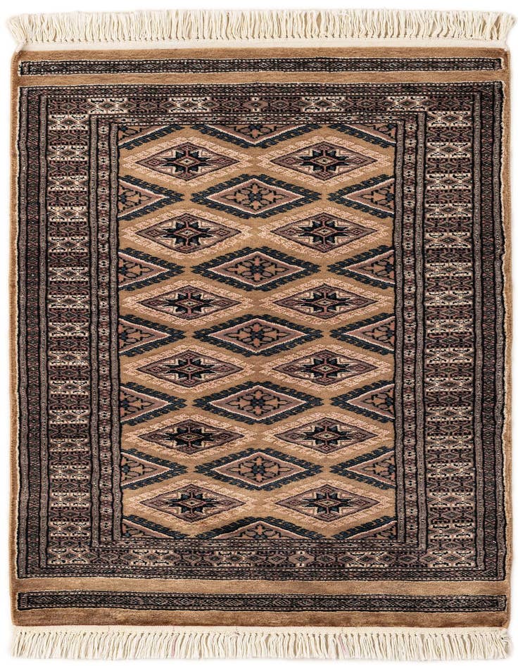 Detail image of 2' 6 x 4' 1 Hand Knotted Bokhara Rug
