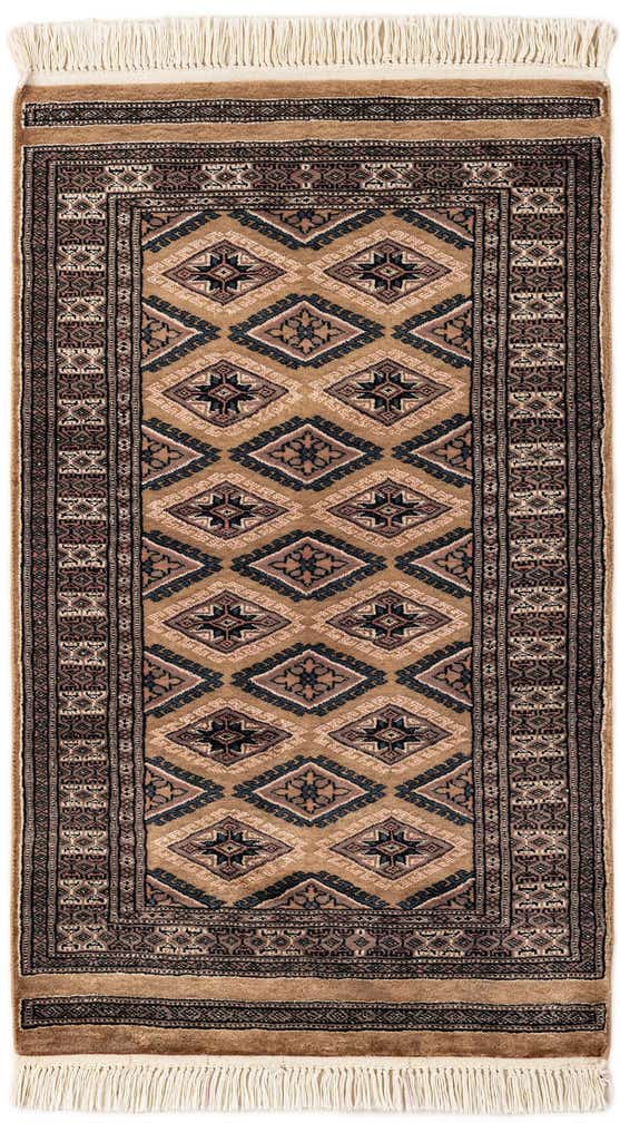 2' 6 x 4' 1 Hand Knotted Bokhara Rug