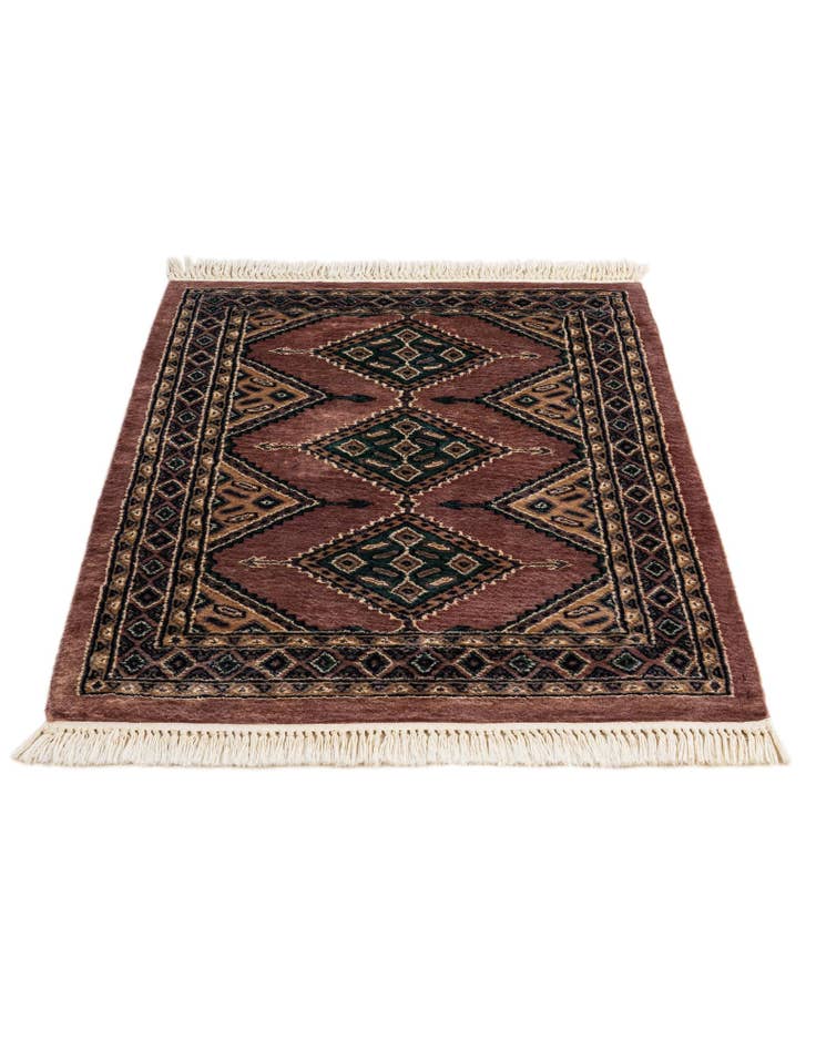 Detail image of 2' 7 x 3' 8 Hand Knotted Bokhara Rug