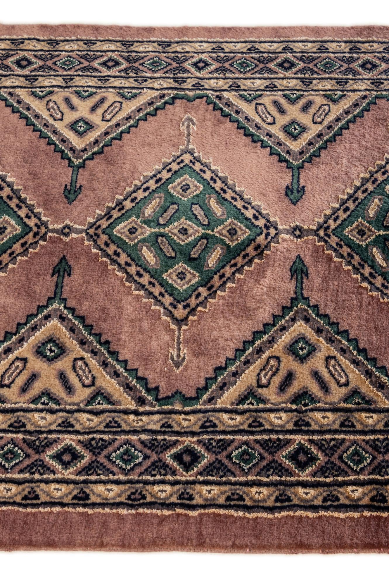 2' 7 x 3' 8 Hand Knotted Bokhara Rug