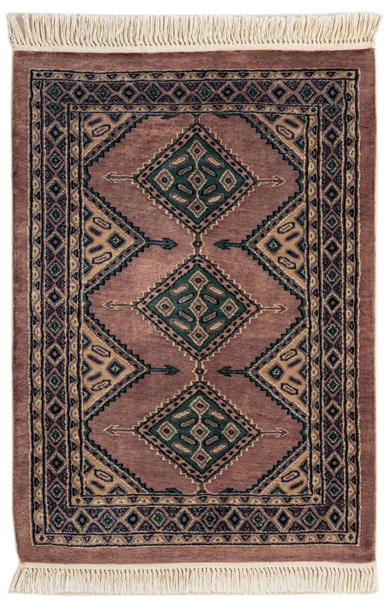 2' 7 x 3' 8 Hand Knotted Bokhara Rug