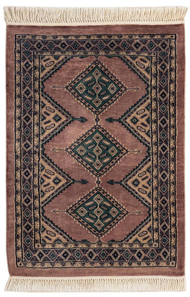 Detail image of 2' 7 x 3' 8 Hand Knotted Bokhara Rug
