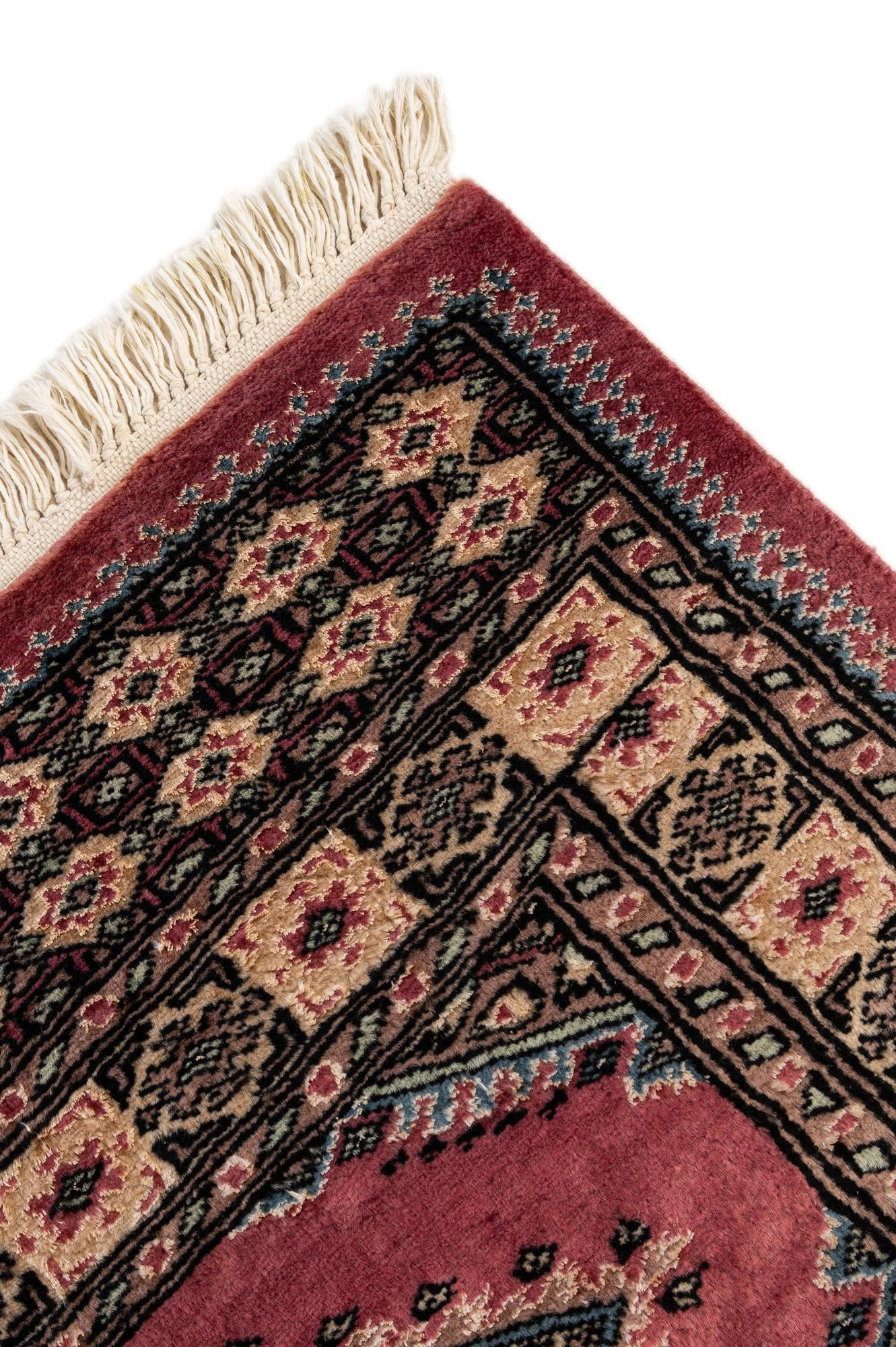 2' 7 x 3' 8 Hand Knotted Bokhara Rug